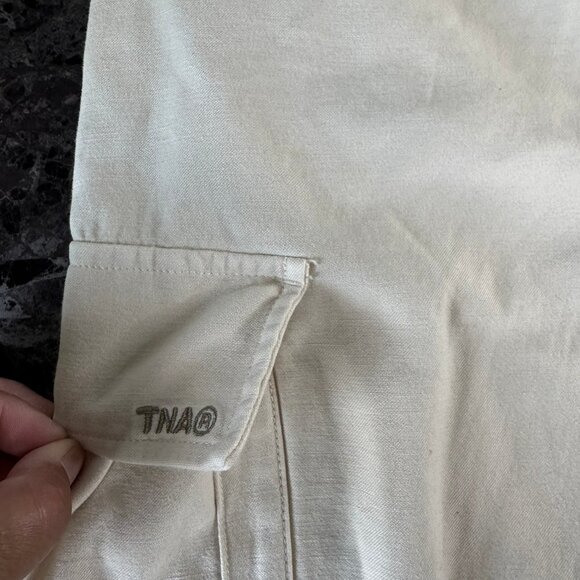 TNA Aritzia Pants Women's Cargo Baggy Relaxed High Waisted Retro 90's Y2K Sz 8 - Picture 9 of 10